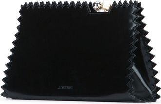 Jacquemus Womens Salon Clutch Black Cotton Principal Calf