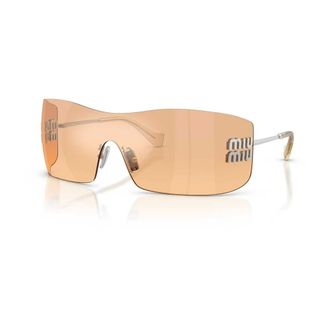 Miu Miu Sunglasses, unisex, Gray, Size: 44 MM Sunglasses