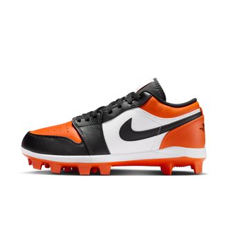 Nike Jordan Mens Jordan 1 Retro MCS Low SE Baseball Cleats in Orange | IM3480-800