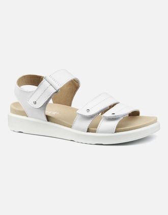 Hotter Womens Venice Womens Wide Sandals - White - Size: 4.5