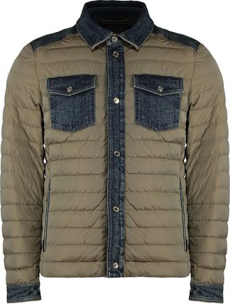 Moorer Crespi Denim Inserts Down Jacket
