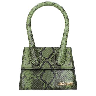 Jacquemus Handtaschen Le Chiquito Damens Gr&uuml;nes Leder