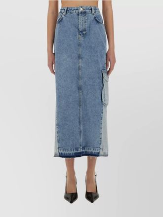 Moschino denim maxi skirt