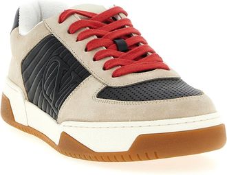 Valentino Garavani Mens Multicolor Calfskin Sneakers