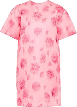 Msgm Abito modello T-shirt con stampa - Pink