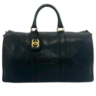 Chanel unisex, Pre-owned, Zwart, Maat: ONE Size Leer