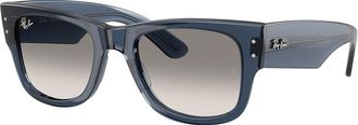 Ray-Ban RB0840S Mega Wayfarer 684532 Mens Sunglasses Blue Size 51