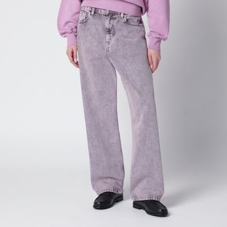 Carhartt Work in Progress Brandon jeans in Cozy Purple/Chalk wash denim