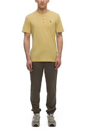 tentree Baker Henley in Dusk Yellow at Nordstrom, Size Xx-Large