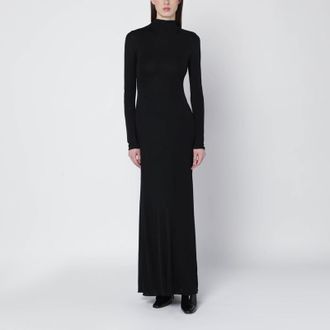 Alaia Black dress with back draping