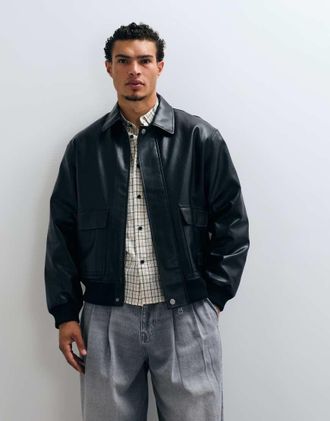 Carhartt Work in Progress giacca Arizona in PU nera-Nero
