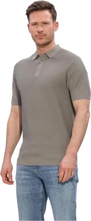 Gentiluomo Polo 3 Buttons SS - Heren - Polos - Grijs - XL - Tops
