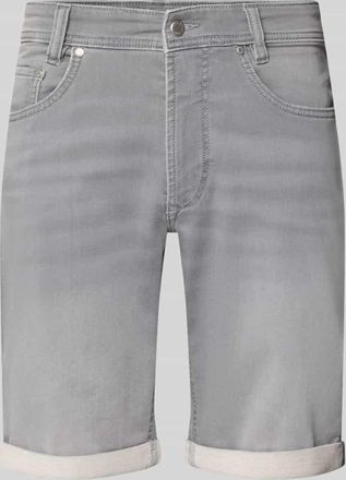 M.A.C Bermudas in Denim-Optik mit Eingrifftaschen in Hellgrau, Gr&ouml;&szlig;e 31