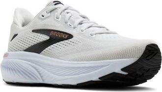 Brooks Ghost 18 Running Shoe in White/Black/Rose Gold at Nordstrom, Size 11.5