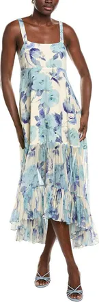 Azeeza Bellevue Silk Midi Dress