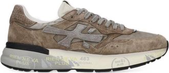 Premiata Brown Logo Sneakers