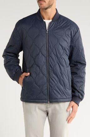 14th & Union Quilted Bomber Jacket in Navy India Ink at Nordstrom Rack, Size Xx-Large