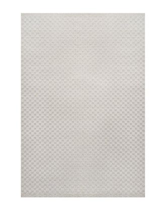 Jonathan Y Designs Jonathan Y Finn High-Low Modern Minimalist Checkered Monotone Indoor/Outdoor Area Rug