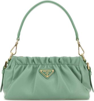 Prada Mint Green Nappa Leather Handbag