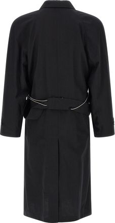 Magliano Mens Black Cotton Coat Clothing