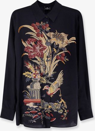 Etro Camicia in seta con stampa frontale - ETRO - gender_Woman