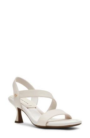 Anne Klein Johanna Slip On Kitten Heel Sandal in Bone at Nordstrom Rack, Size 7.5