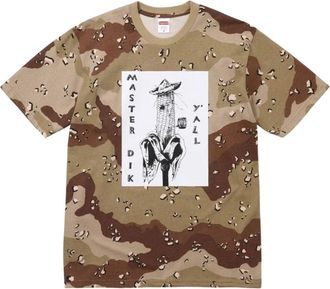 SUPREME x Mike Kelley SS26 T-Shirt Chocolate Chip Camo SUP-SS26-175-CCMO