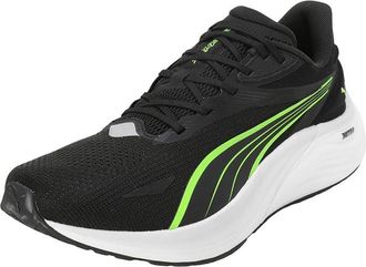 Puma Mens Electrify Nitro 4 Road Running Shoe, Black-Yellow Alert-Feather Gray, 6.5 UK