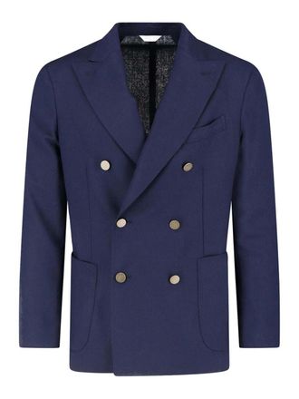 Boglioli Double-breasted blazer in virgin wool