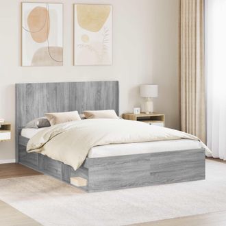 vidaXL Vidaxl Testiera Letto Sonoma Grigio