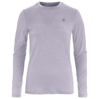 Fj&auml;llr&auml;ven Abisko Wool L/S Merinolongsleeve f&uuml;r Damen | lila