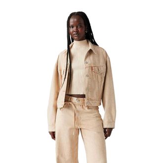 Levi's Damesjeansjasje uit de jaren 90 met stonewashed-effect (Bruin)