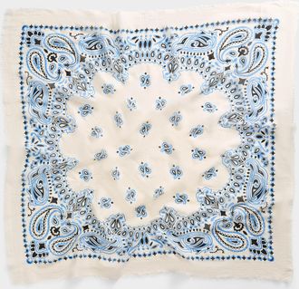 Simons Womens Bandana-pattern 100% cotton large scarf