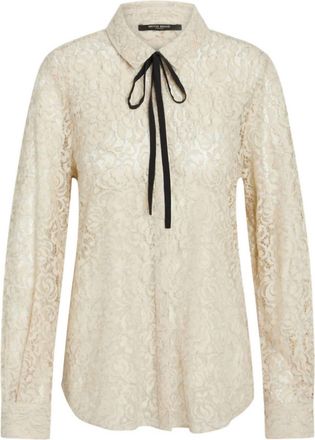Bruuns Bazaar Lace Blouse In Cream