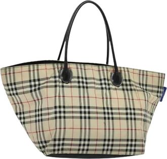 Burberry Pre-owned Tote Bags, female, Beige, Size: ONE SIZE Pre-owned Tote Bag