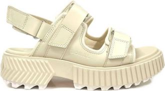 Sorel Womens Ona Avenue Multi Strap Mid Sandal In Chalk