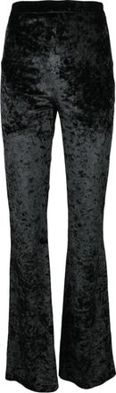 Nineminutes Elastan Broek voor Vrouwen - Dames - Wijde Broeken - Zwart - S - Broeken