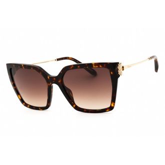 Chopard Ladies Brown Rectangular Sunglasses SCH371S