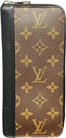 Louis Vuitton Brown Pvc Long Wallet (Bi-Fold) (Pre-Owned)