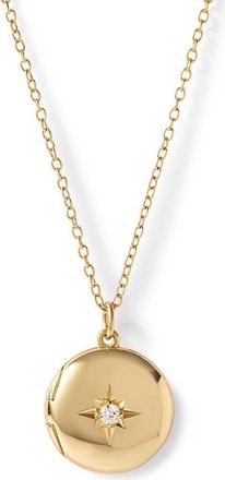 Astley Clarke Gold Biography Midi Locket Necklace at Nordstrom