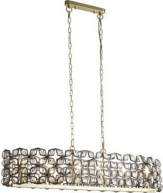 Searchlight Dimmbare Design Hängelampe Iris - 6-flammig