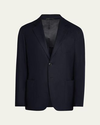 Giorgio Armani Mens Stretch Cashmere Blazer