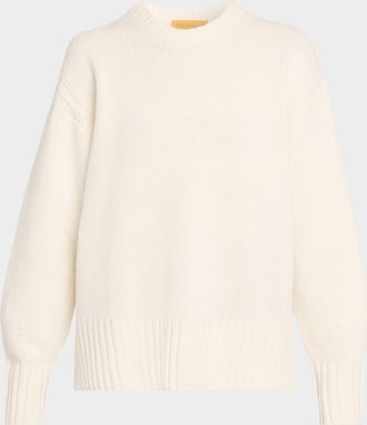 Guest In Residence Cozy Cashmere Crewneck Sweater