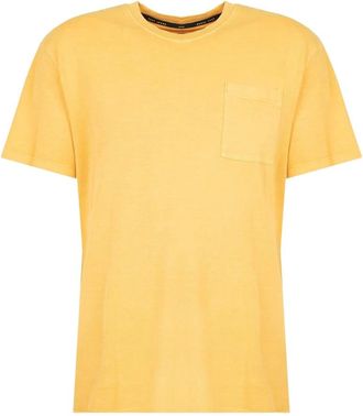 Pepe Jeans London T-shirt a taglio dritto - - Tops - Uomo - Giallo - S