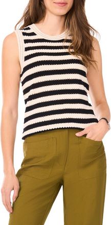 Halogen Pointelle Sleeveless Sweater in Birch at Nordstrom Rack, Size Large