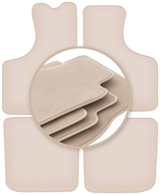 OEM Alfombrillas Premium Beige Para: Skoda 105 / 120 / 130 Sed&aacute;n 1976-1990