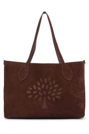 Mulberry Dark Brown Tree Tote