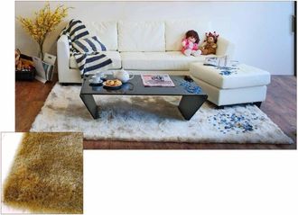 Casa Tappeto fluf beige misura 140x200 cm arredo bizzotto - bizzotto