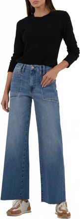 Kut from the Kloth Meg High Rise Wide Leg Jean In Earn