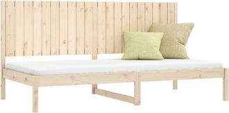 vidaXL Sofá cama sin colchón madera maciza de pino 90x200 cm Vidaxl
